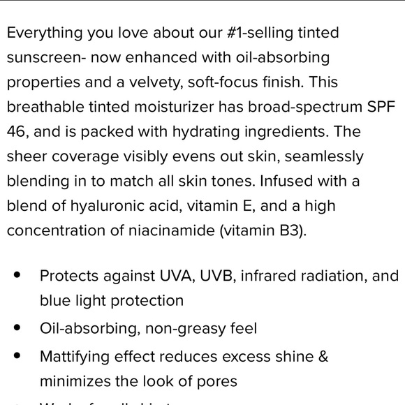 New and sealed DRMTLGY Universal Tinted Moisturizer SPF 46 - Picture 3 of 10